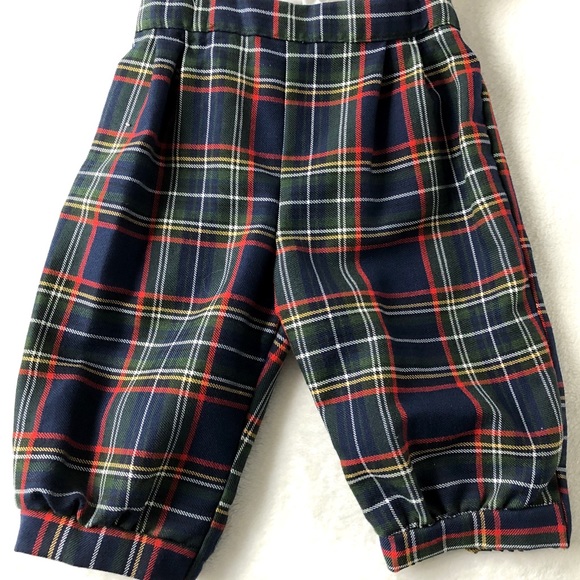 3T shirt and plaid pants knickers set Preppy - Picture 3 of 5